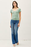 Basic Scoop Neck Tee