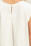 Sleeveless Denim Top