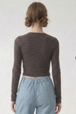 Long Sleeve Striped T-Shirt