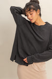 Dropped Shoulder Long Sleeve T-Shirt