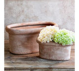 Oval Clay Planter