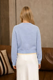 Cropped Contrast Pocket Cardigan