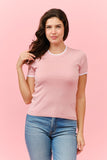 Double Layer Short Sleeve Sweater