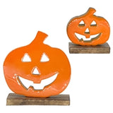 Orange Enamel Jack O Lantern