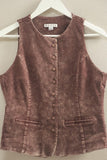 Mineral Washed Sleek Vest