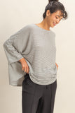 Striped Oversized Top
