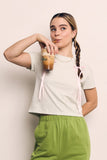 Mineral Washed Cotton Jersey Tee
