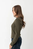 Long Sleeve Scoop Neck Tee