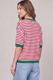 Striped Round Neck Sweater