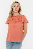 Flutter Sleeve Top