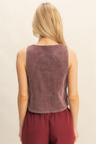 Washed Corduroy Vest
