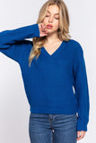 Long Sleeve V-Neck Sweater