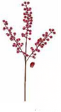 Small Floral Frosted Berry Pick