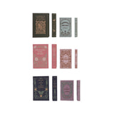 Mdf & Linen Book Storage Boxes,
