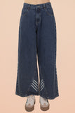 Washed Denim Pants