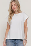 Sleeveless Garment Dyed T-Shirt