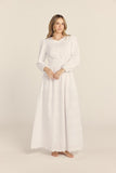 White Floral Maxi Dress