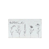 Wd. Tabletop Sign Home 7in