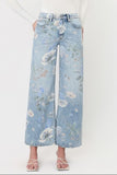 High Rise Vintage Floral Jeans
