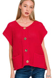 Four Button Sweater Vest