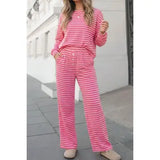 Striped Straight Leg Pants