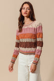 Multi Color Striped Sweater