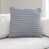 Recycled Cotton Textured Pillow Gray L