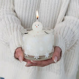 Snowman Filled Candle