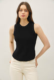 Ribbed Sweater Tank Top
