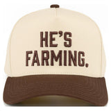 Cc He`s Farming Trucker Hat