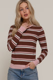 Long Sleeve Striped Sweater