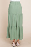 Tiered Maxi Skirt