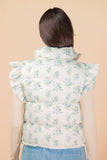 Ruffled Puffer Vest