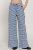 Striped Ribbed Long Pants