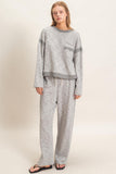 Striped Trim Sweatshirt