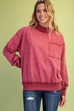 Mineral Washed Oversized Sweatshirt