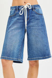 Plus E-band Midrise Relaxed Jorts Side Pinstripe