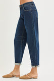 Textured Barrel Leg Jeans