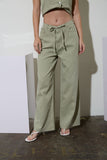 Drawstring Detail Denim Pants