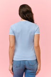 Double Layer Short Sleeve Sweater