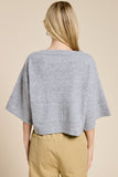 Wide Sleeve Button Front Knit Cardigan