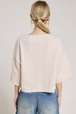Wide Sleeve Button Front Knit Cardigan
