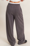 Washed Barrel Leg Sweatpants
