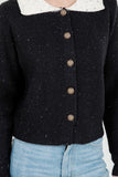 Chunky Speckled Knit Cardigan
