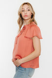 Flutter Sleeve Top