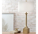 Tall Gold Resin Table Lamp