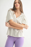 Cotton Henley Tee