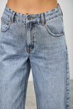 High Rise Low Curve Barrel Leg Jeans