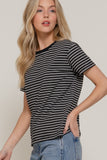 Short Sleeve Striped Tee