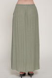 Woven Crinkle Maxi Skirt
